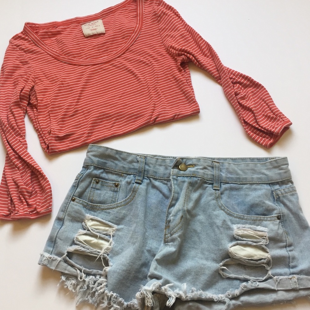 Women’s Blue Jeans Shorts Size Medium